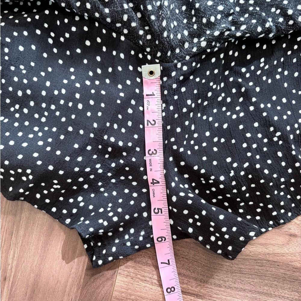 Zara Black Polka Dot Skort - Picture 6 of 9